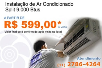 Instalação de Ar Condicionado em Alumínio SP